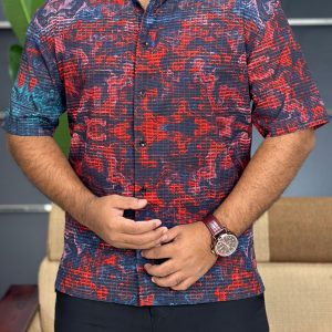 Luxury Drop Shoulder Half Sleeve Shirt-HSDS-110